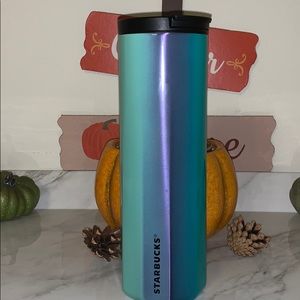 Starbucks decagon blue ombré insulated tumbler